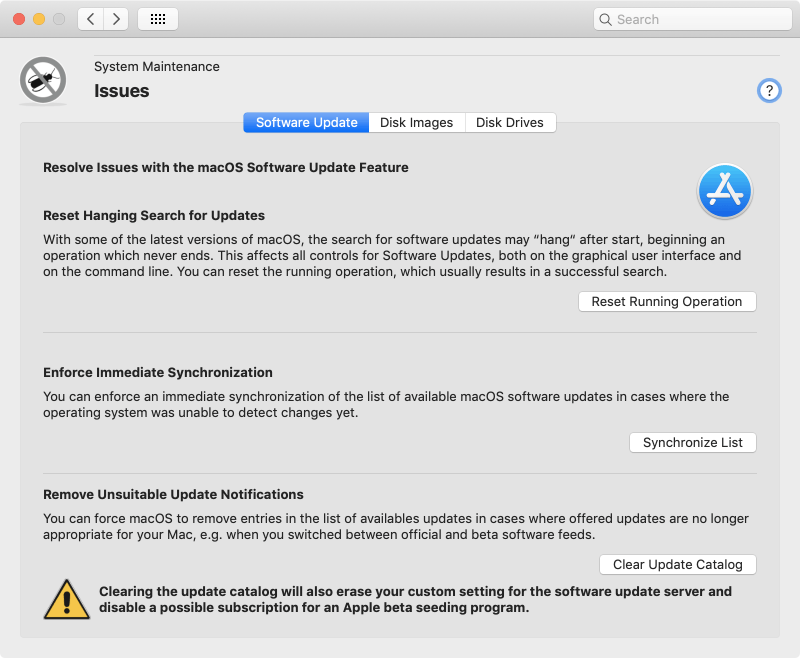 Resolving Issues with the Software Update Feature of macOS