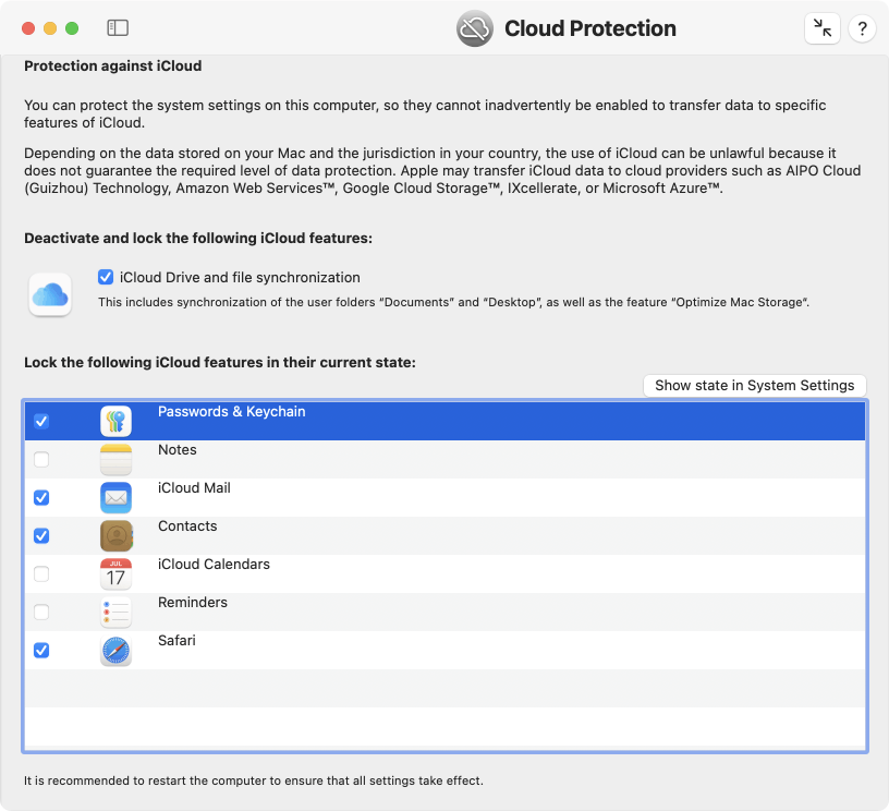 Cloud Protection