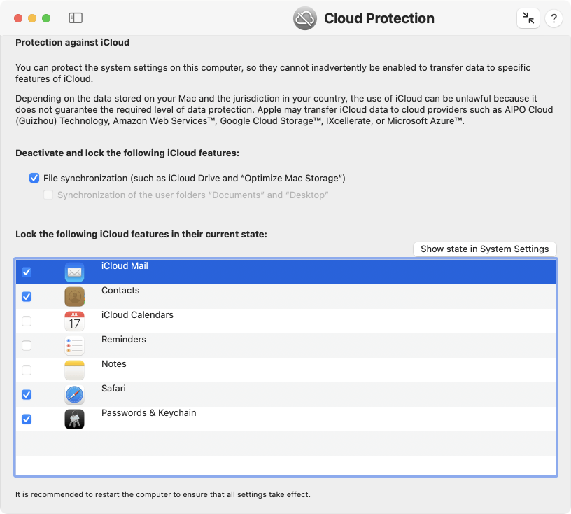 Cloud Protection